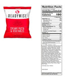 ReadyWise Emergency Food Ready Grab Bag 60 serves, 25 year shelf life
