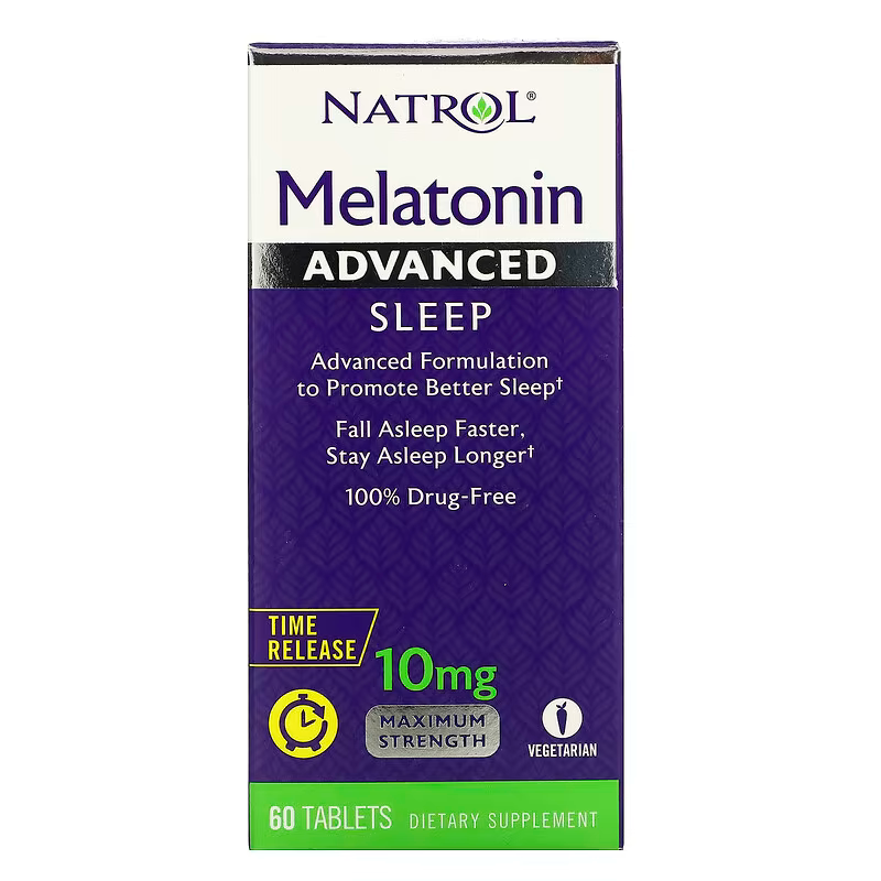 Melatonin, Maximum Strength, Time Release, 10 mg, 60 Tablets  - AU supply